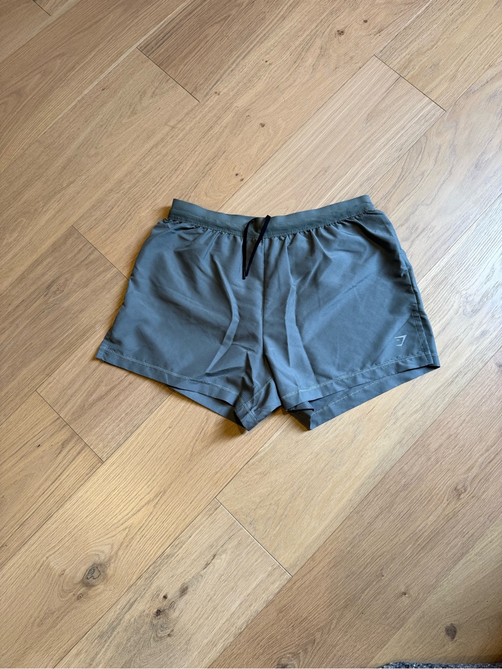 Gymshark Running Shorts Green 4 inch length
